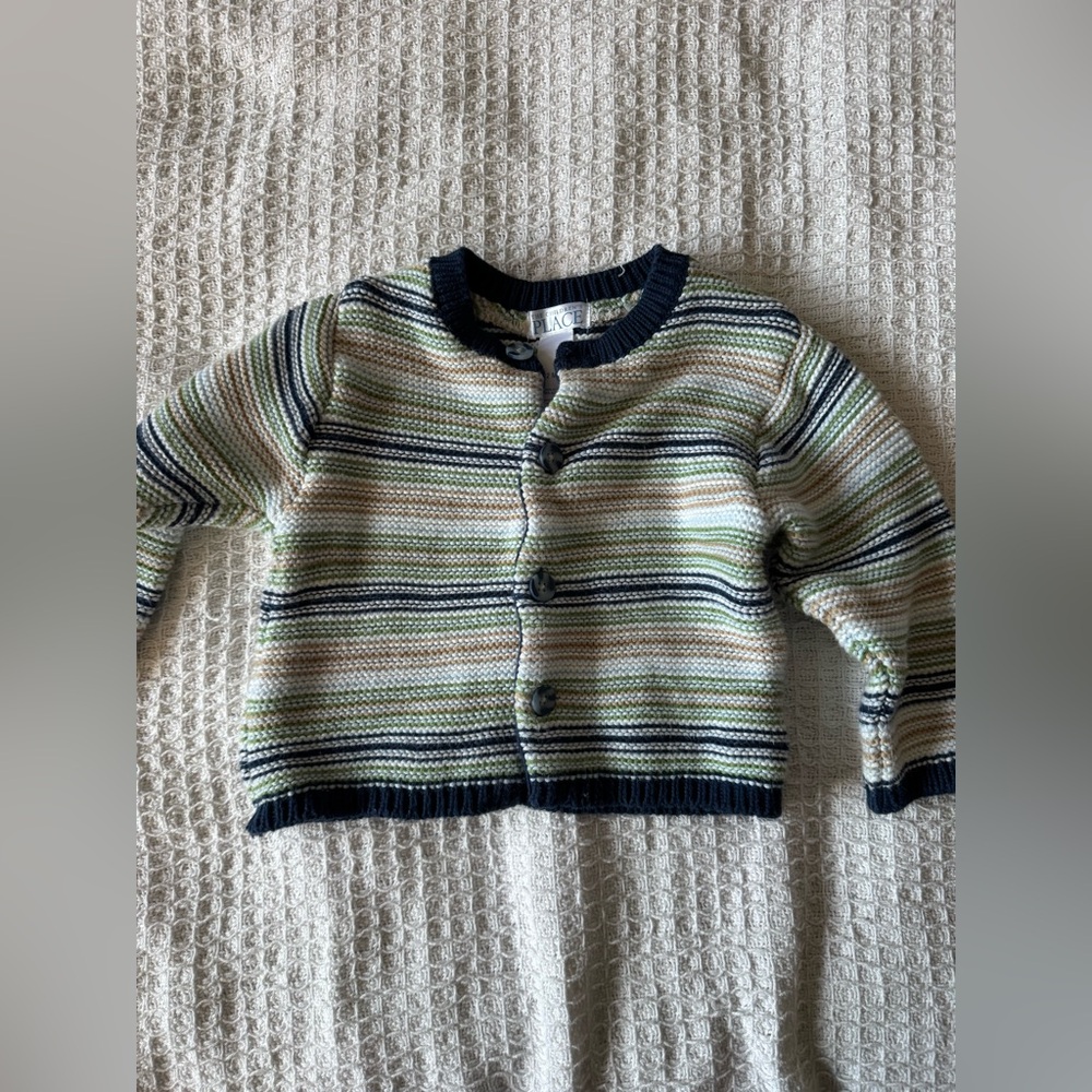 Striped Kids Cardigan Sweater